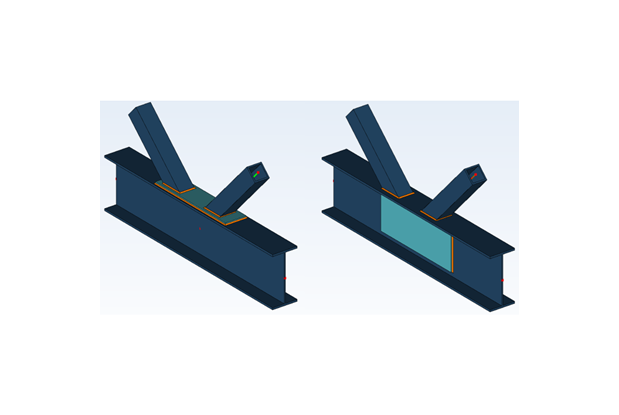 Add horizontal and lateral plates to reinforce welded tubular truss connections | Graitec - UK