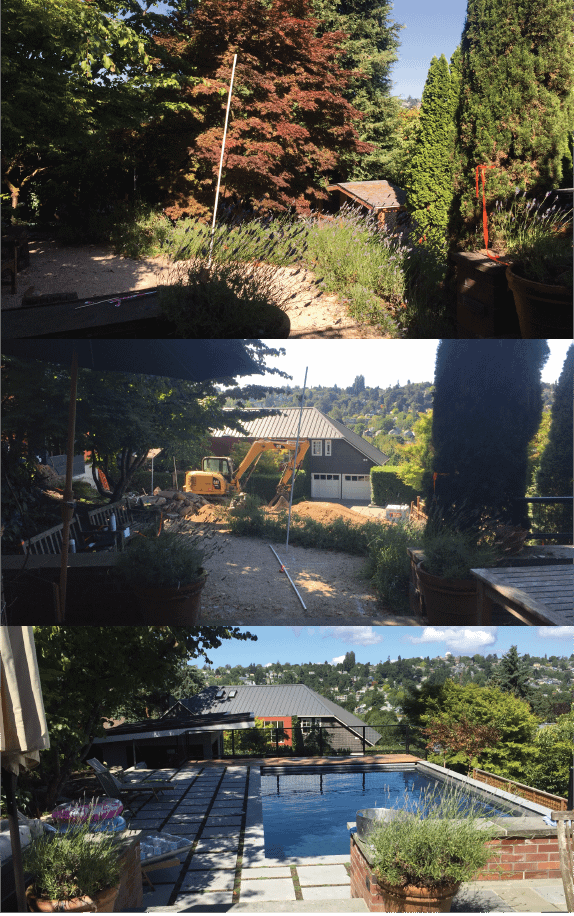 Three Stages of Pool Project | Hammer & Hand